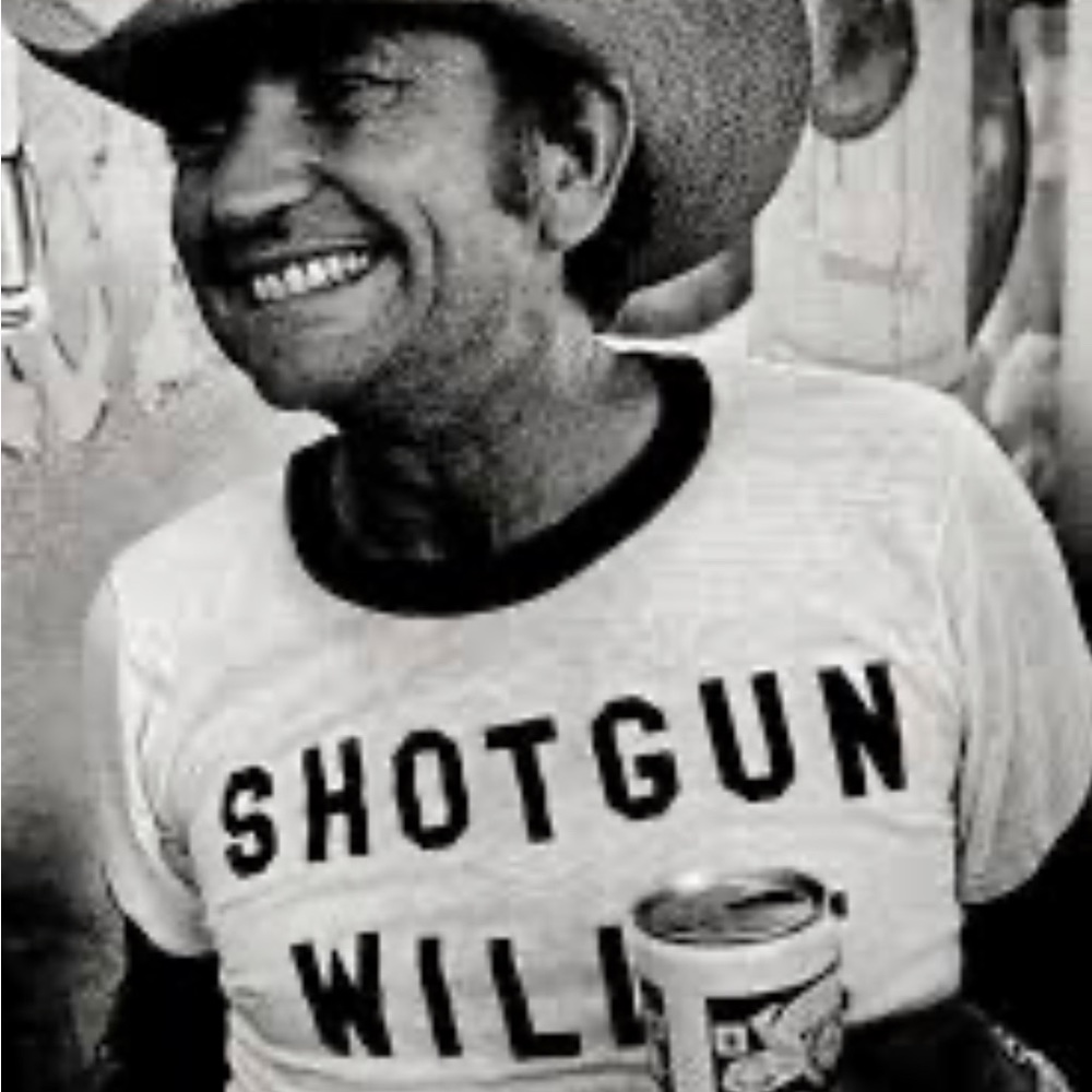 WILLIE NELSON Aka (Shot Gun Willie) Ringer Tee - Picture 3 of 12